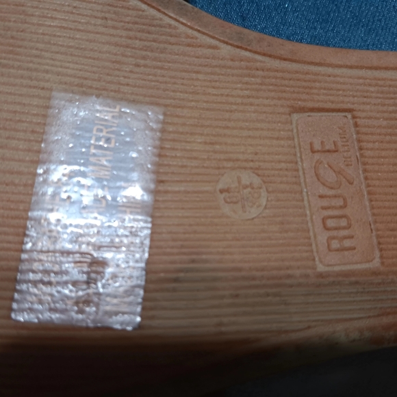 Rouge Helium Blue and Brown Sandals Minimalist Design - Picture 4 of 4